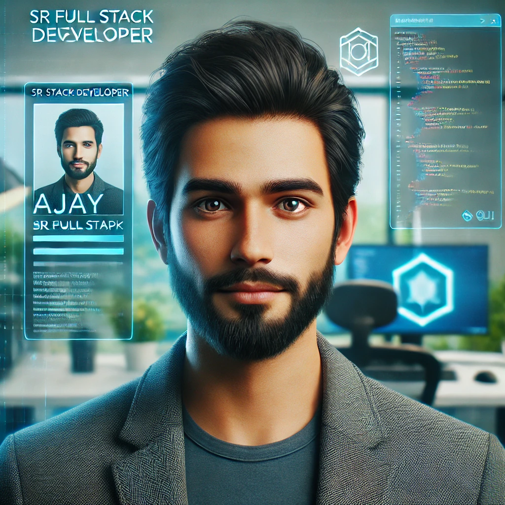 Profile picture of Ajay, Senior Full Stack Developer at NU GUI